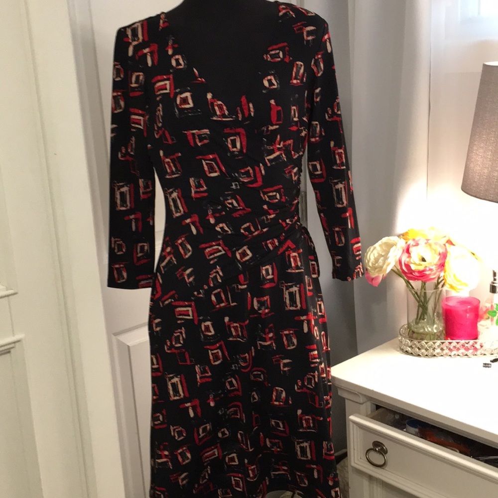 Jones Studio Faux Wrap Dress